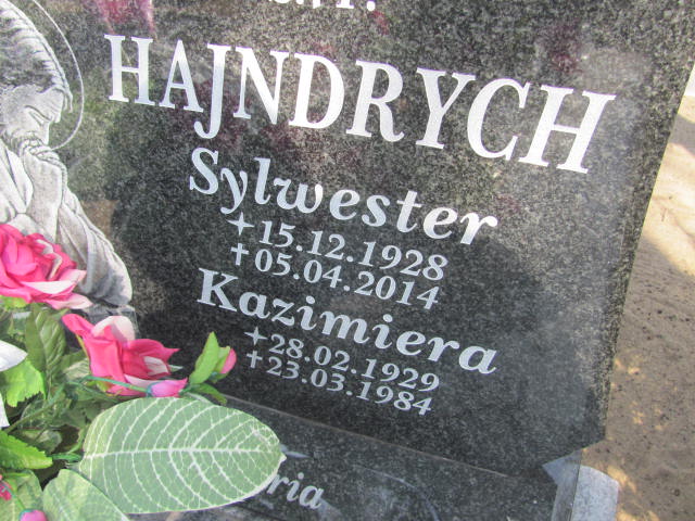 Sylwester Hajndrych 1928 Nowa Sól - Grobonet - Wyszukiwarka osób pochowanych