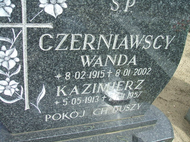 Kazimierz Czerniawski 1913 Nowa Sól - Grobonet - Wyszukiwarka osób pochowanych