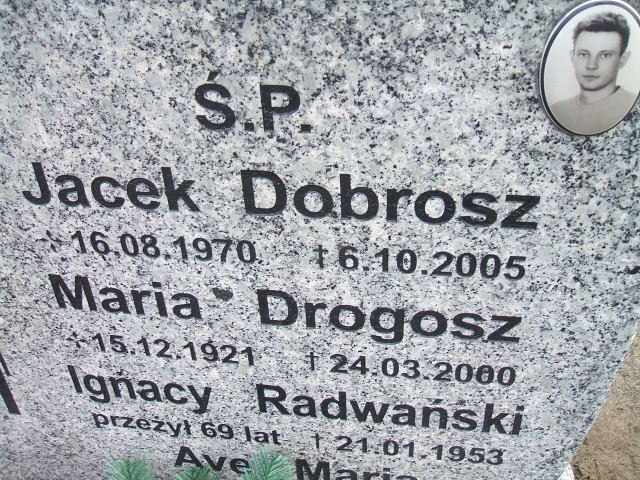 Maria Drogosz 1921 Nowa Sól - Grobonet - Wyszukiwarka osób pochowanych