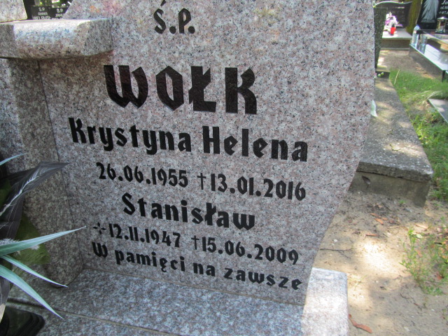 Stanisław Wołk 1947 Nowa Sól - Grobonet - Wyszukiwarka osób pochowanych