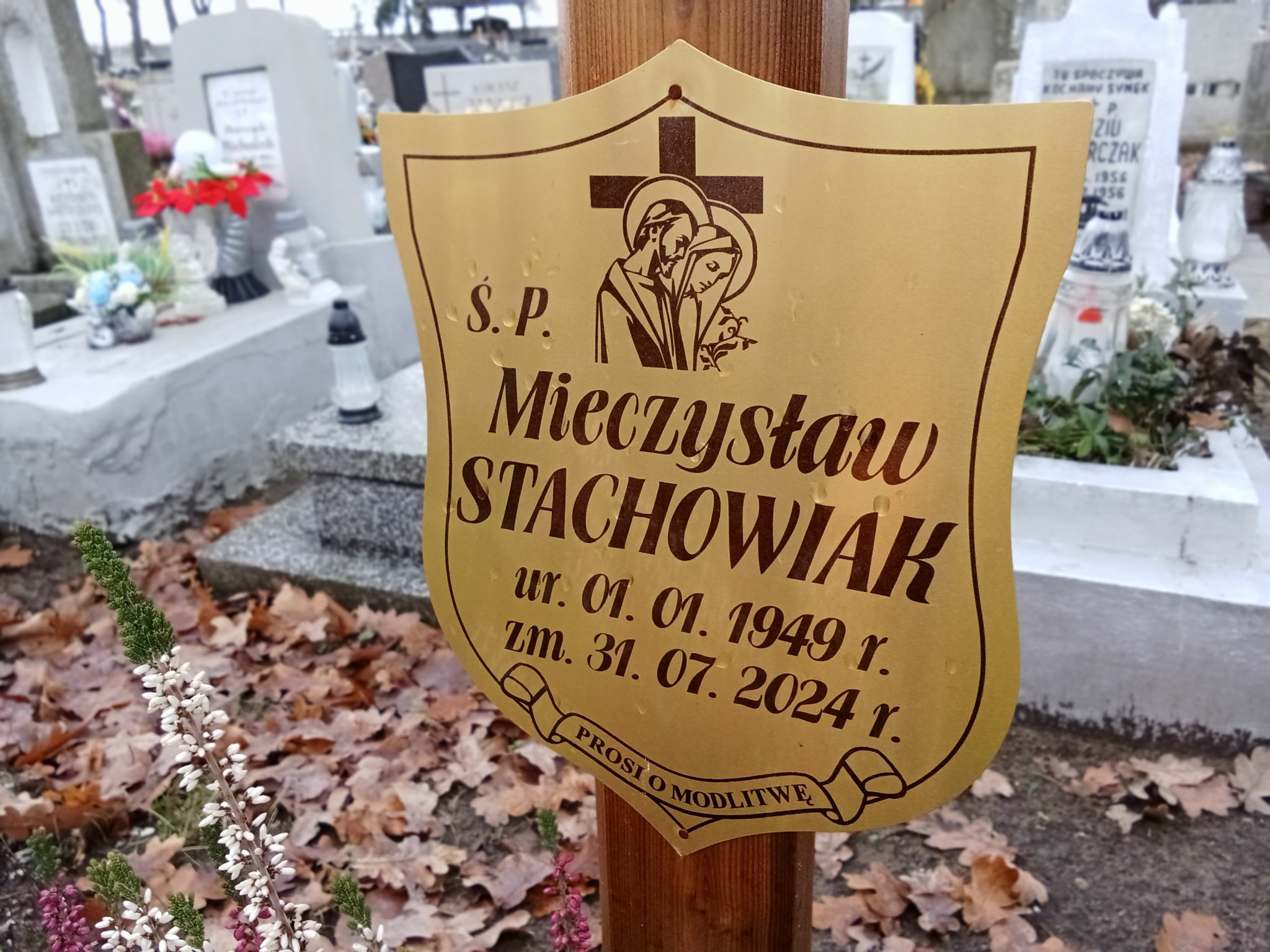 Mieczysław Stachowiak 1949 Nowa Sól - Grobonet - Wyszukiwarka osób pochowanych