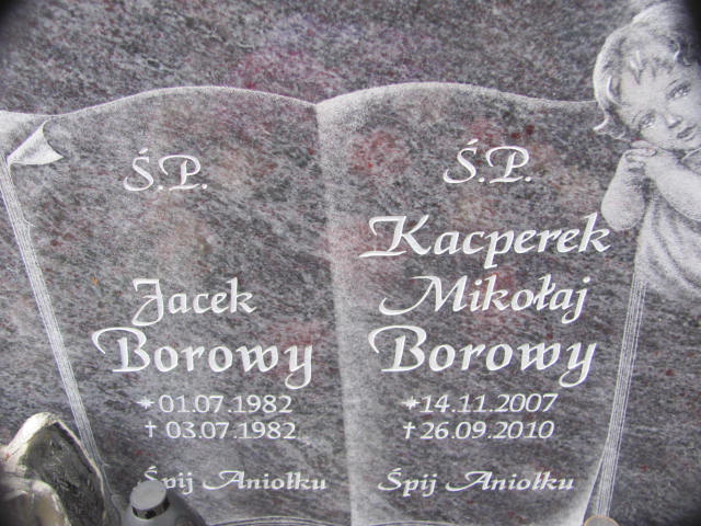 Jacek Borowy 1982 Nowa Sól - Grobonet - Wyszukiwarka osób pochowanych