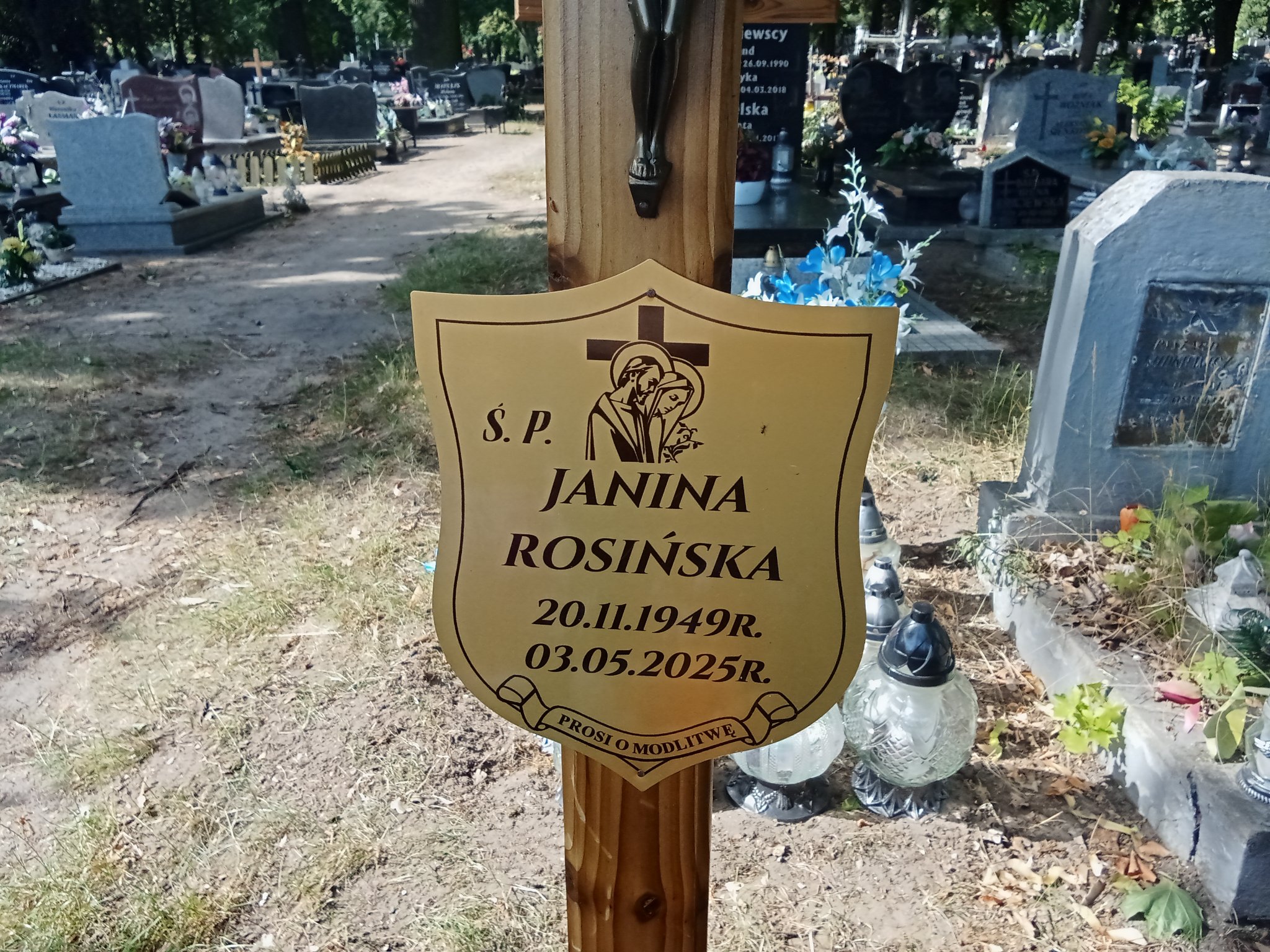 Janina ROSIŃSKA 1949 Nowa Sól - Grobonet - Wyszukiwarka osób pochowanych