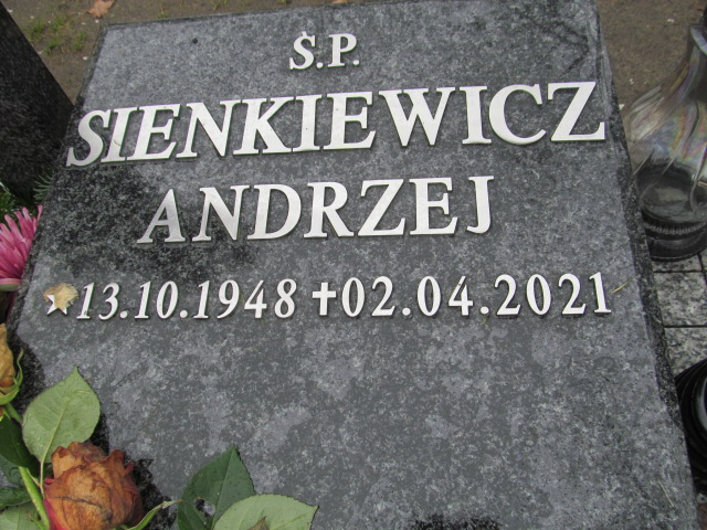 Andrzej SIENKIEWICZ 1948 Nowa Sól - Grobonet - Wyszukiwarka osób pochowanych