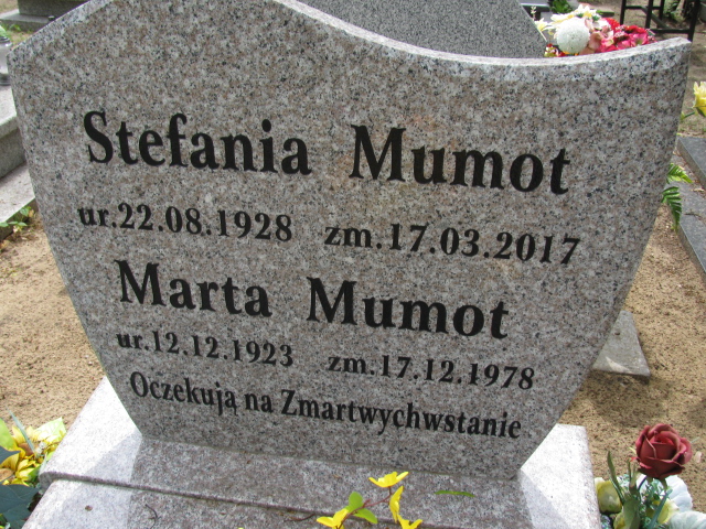 Grób HENRYK MUMOT
