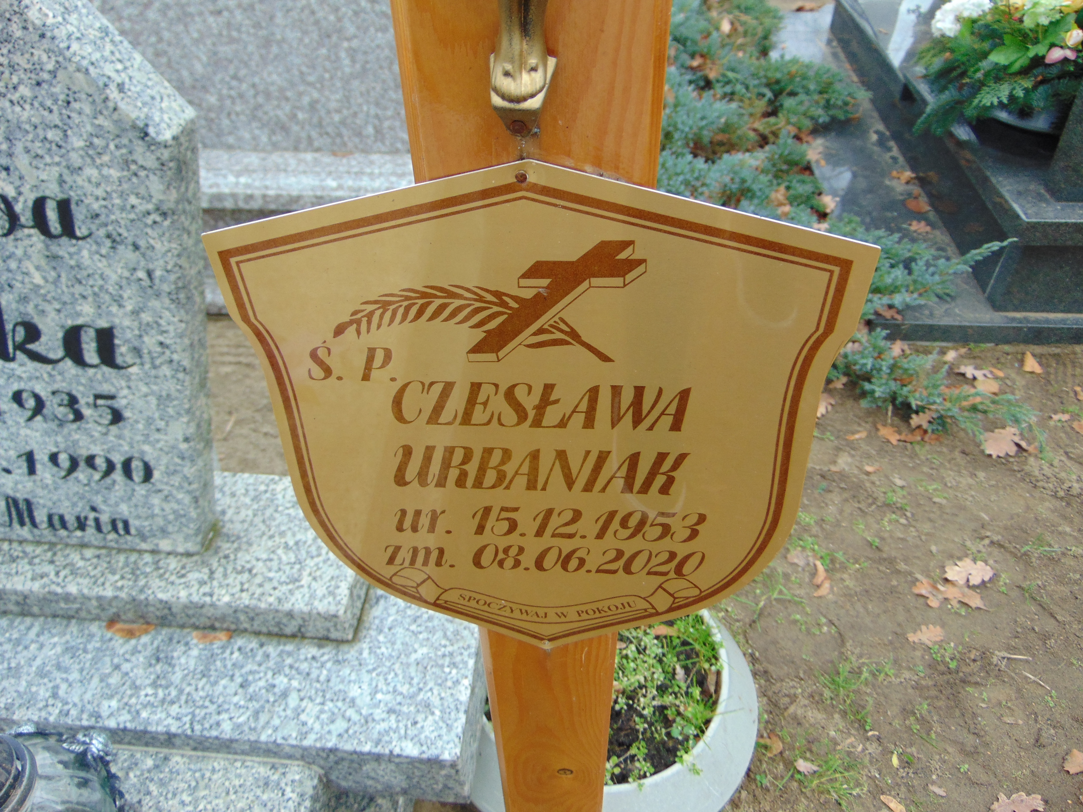 Leszek Urbaniak 1954 Nowa Sól - Grobonet - Wyszukiwarka osób pochowanych