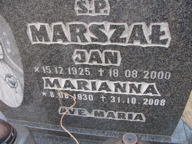 Jan Marszał 1925 Nowa Sól - Grobonet - Wyszukiwarka osób pochowanych