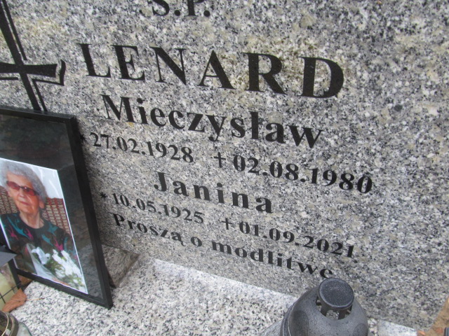 Janina LENARD 1925 Nowa Sól - Grobonet - Wyszukiwarka osób pochowanych