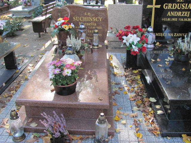 Grób Kornelia Suchińska