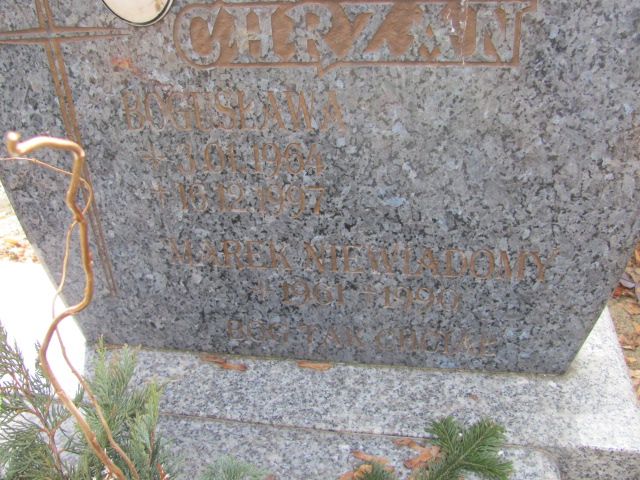 Marek Niewiadomy 1961 Nowa Sól - Grobonet - Wyszukiwarka osób pochowanych