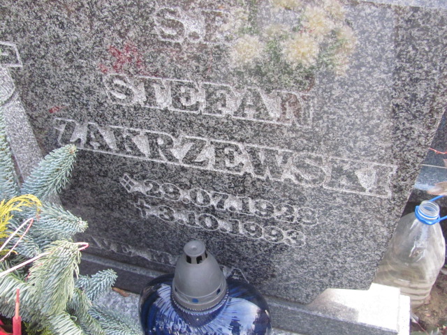 Stefan Zakrzewski 1928 Nowa Sól - Grobonet - Wyszukiwarka osób pochowanych
