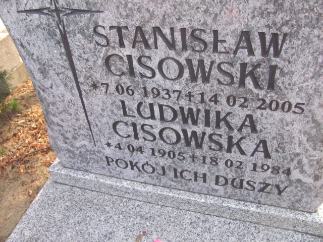 Ludwika Cisowska 1905 Nowa Sól - Grobonet - Wyszukiwarka osób pochowanych