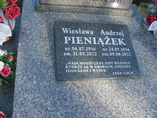 Andrzej Pieniążek 1956 Nowa Sól - Grobonet - Wyszukiwarka osób pochowanych