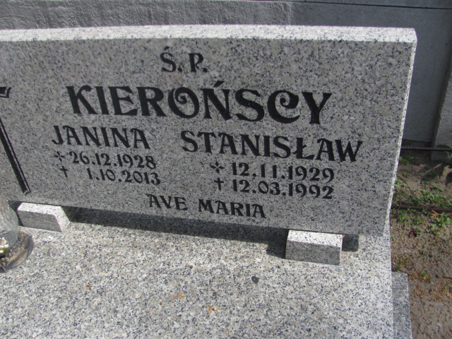 Janina Kierońska 1928 Nowa Sól - Grobonet - Wyszukiwarka osób pochowanych