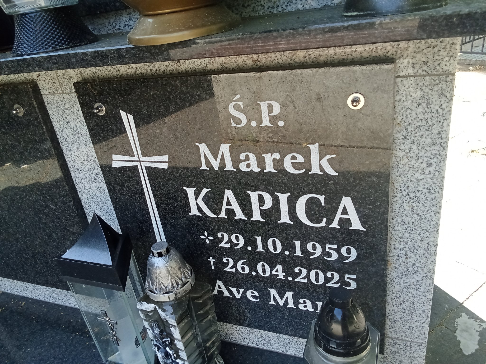 Marek KAPICA 1959 Nowa Sól - Grobonet - Wyszukiwarka osób pochowanych