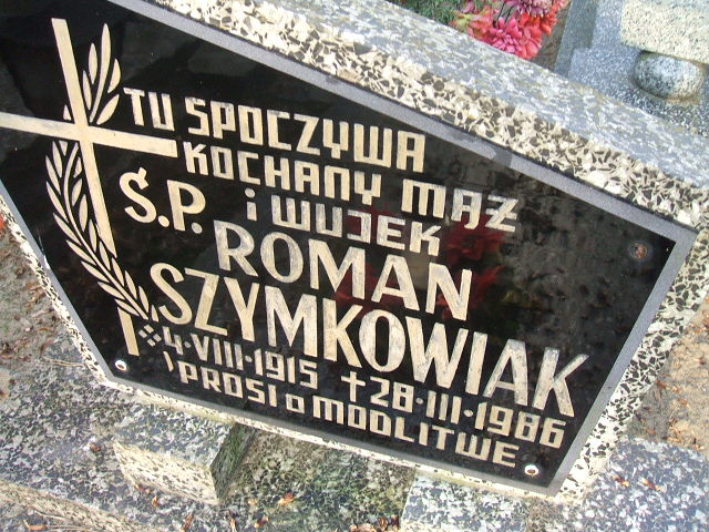 Roman Szymkowiak 1915 Nowa Sól - Grobonet - Wyszukiwarka osób pochowanych