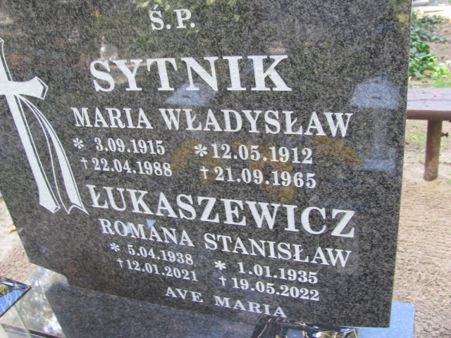 Romana Łukaszewicz 1938 Nowa Sól - Grobonet - Wyszukiwarka osób pochowanych