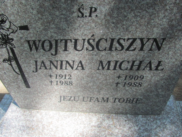 Janina Wojtuściszyn 1912 Nowa Sól - Grobonet - Wyszukiwarka osób pochowanych
