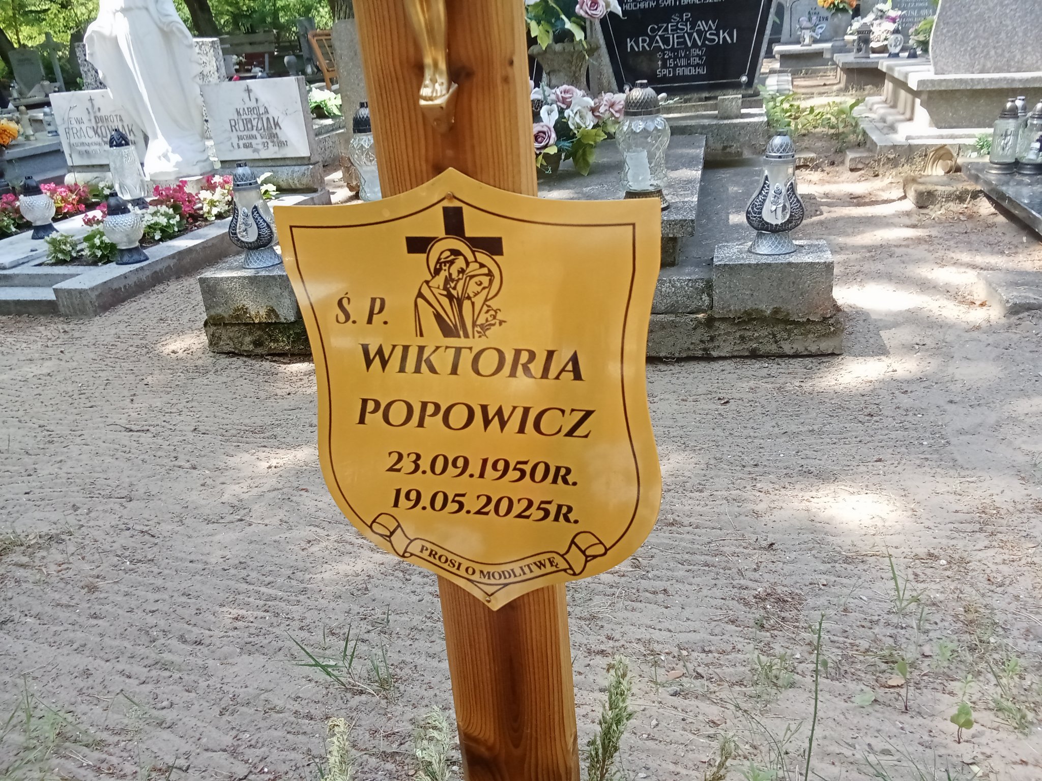 Wiktoria POPOWICZ 1950 Nowa Sól - Grobonet - Wyszukiwarka osób pochowanych