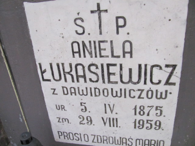 Aniela Łukasiewicz 1875 Nowa Sól - Grobonet - Wyszukiwarka osób pochowanych