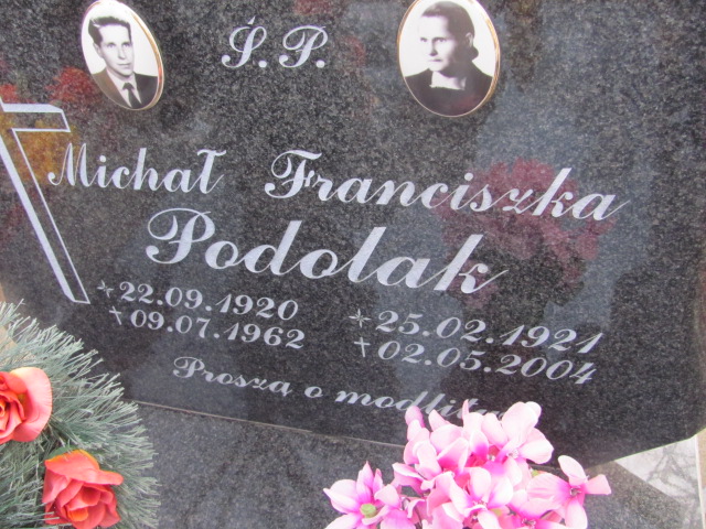 Michał Podolak 1920 Nowa Sól - Grobonet - Wyszukiwarka osób pochowanych