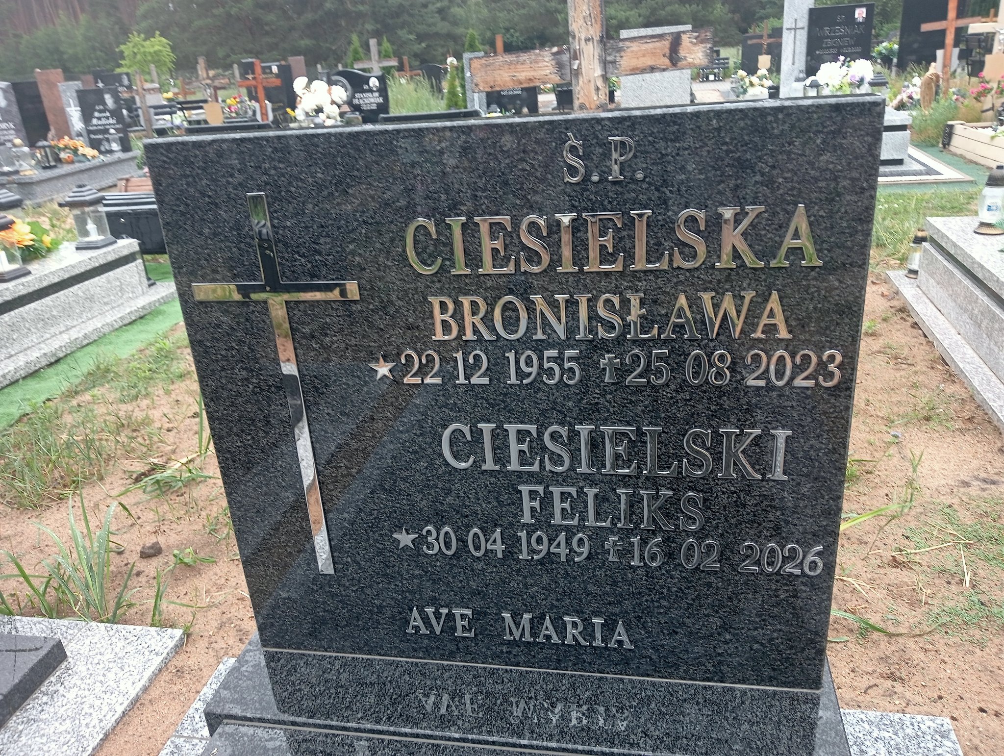 Feliks CIESIELSKI 1949 Nowa Sól - Grobonet - Wyszukiwarka osób pochowanych