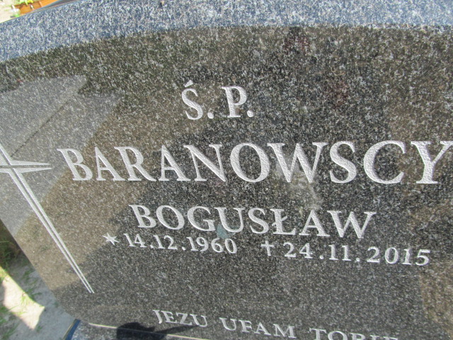 Bogusław Baranowski 1960 Nowa Sól - Grobonet - Wyszukiwarka osób pochowanych