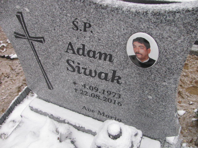 Adam Siwak 1973 Nowa Sól - Grobonet - Wyszukiwarka osób pochowanych
