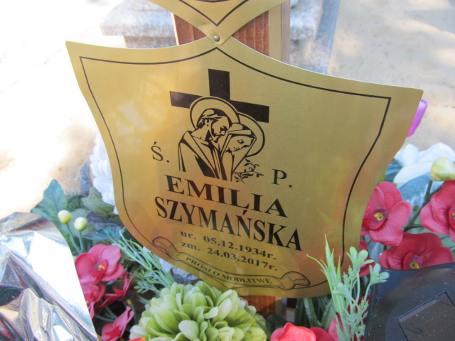 Grób Emilia Szymańska
