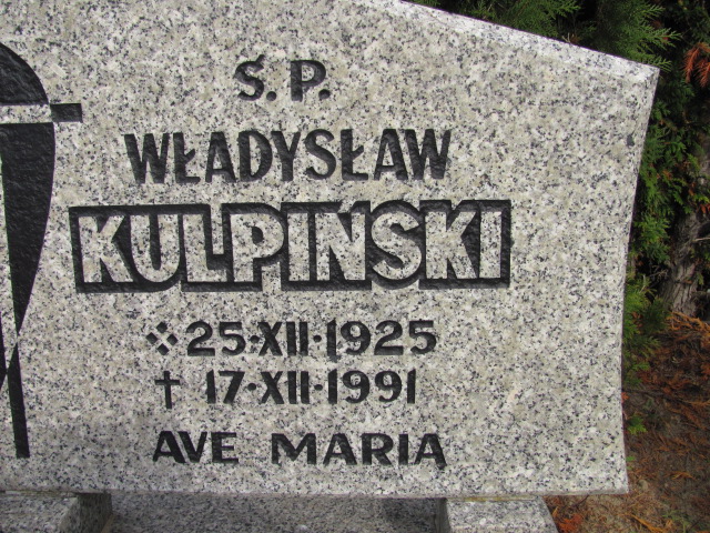 Władysław Kulpiński 1925 Nowa Sól - Grobonet - Wyszukiwarka osób pochowanych