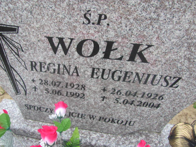 Eugeniusz Wołk 1926 Nowa Sól - Grobonet - Wyszukiwarka osób pochowanych