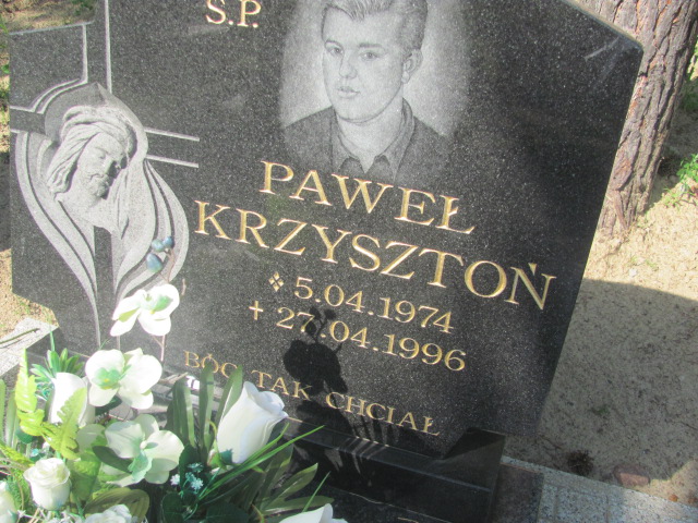Paweł Krzysztoń 1974 Nowa Sól - Grobonet - Wyszukiwarka osób pochowanych