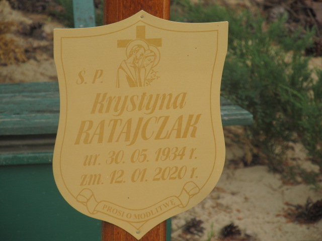 Grób KRYSTYNA RATAJCZAK