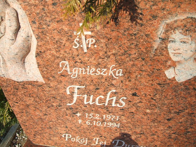 Agnieszka Fuchs 1971 Nowa Sól - Grobonet - Wyszukiwarka osób pochowanych