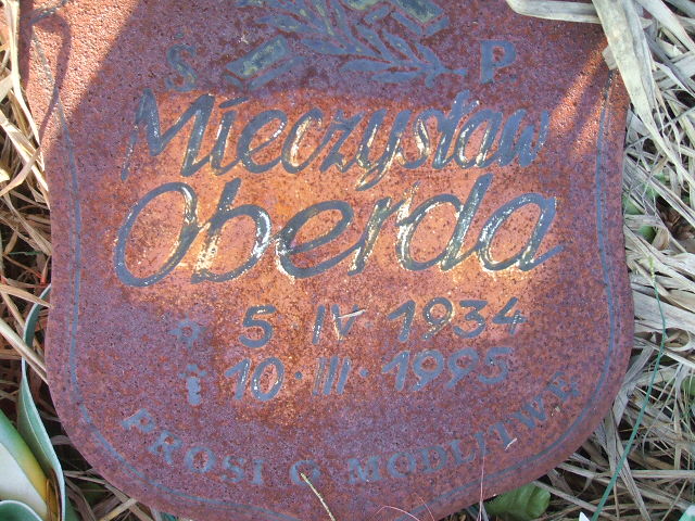 Mieczysław Oberda 1934 Nowa Sól - Grobonet - Wyszukiwarka osób pochowanych