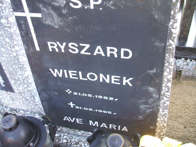 Ryszard Wielonek 1952 Nowa Sól - Grobonet - Wyszukiwarka osób pochowanych