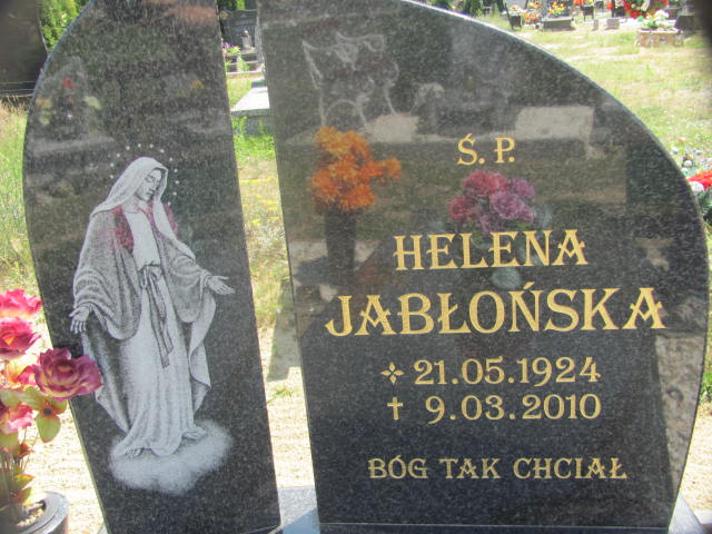 Helena Jabłońska 1924 Nowa Sól - Grobonet - Wyszukiwarka osób pochowanych