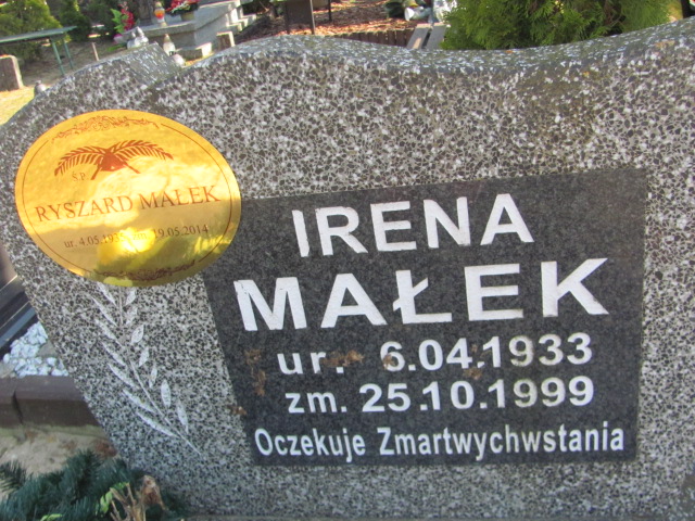 Irena Małek 1933 Nowa Sól - Grobonet - Wyszukiwarka osób pochowanych