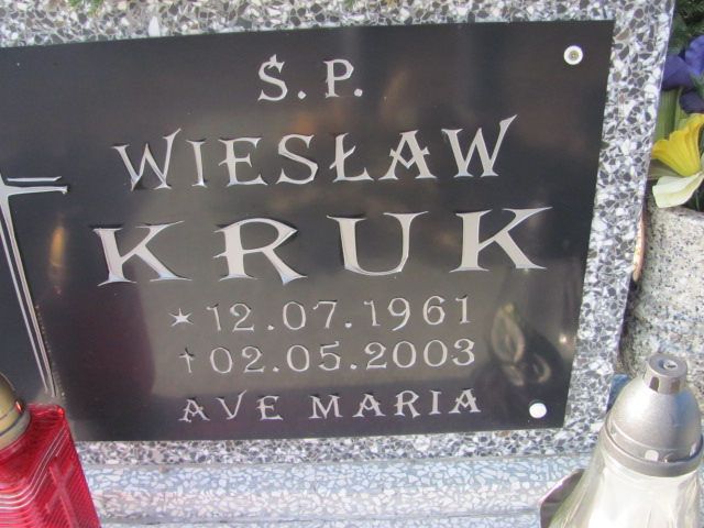 Wiesław Kruk 1961 Nowa Sól - Grobonet - Wyszukiwarka osób pochowanych