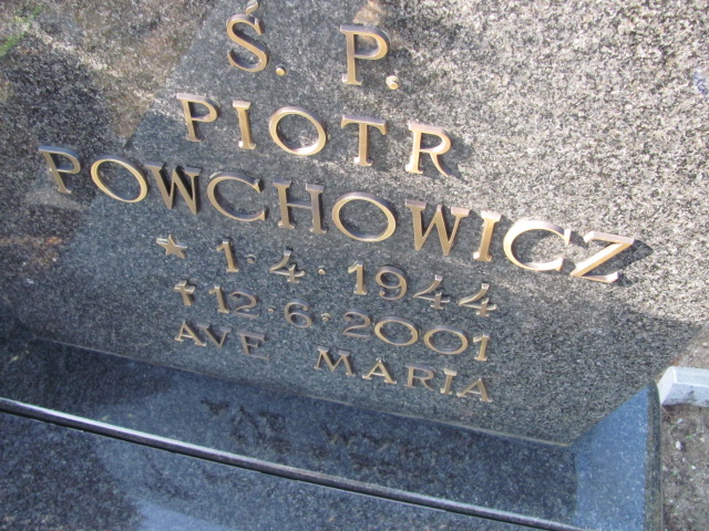 Piotr Powchowicz 1944 Nowa Sól - Grobonet - Wyszukiwarka osób pochowanych