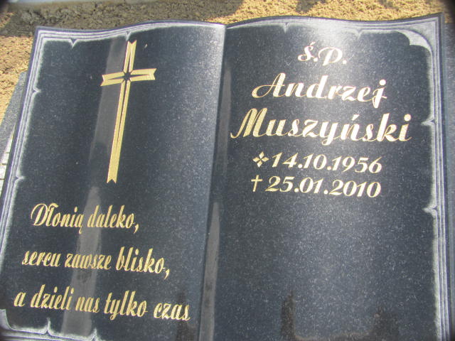 Andrzej Muszyński 1956 Nowa Sól - Grobonet - Wyszukiwarka osób pochowanych