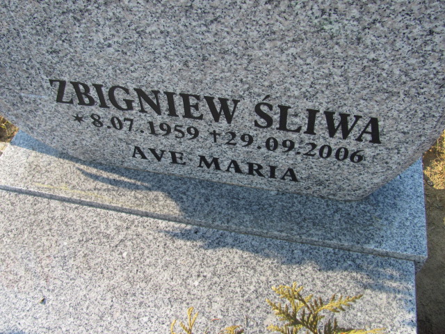 Zbigniew Śliwa 1959 Nowa Sól - Grobonet - Wyszukiwarka osób pochowanych