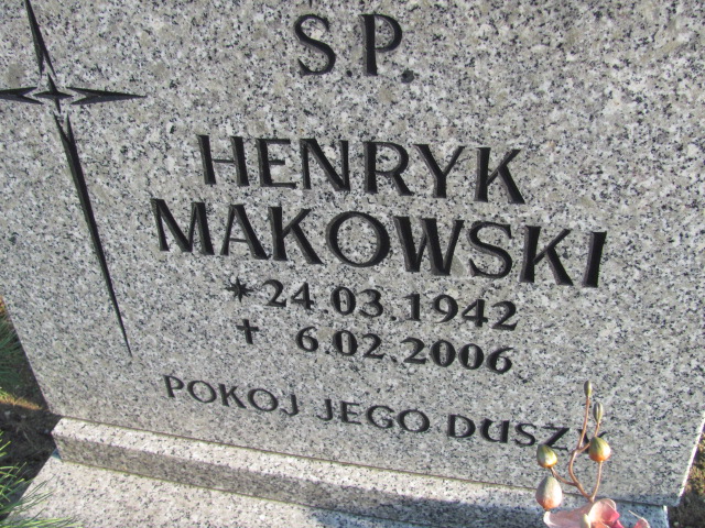 Henryk Makowski 1942 Nowa Sól - Grobonet - Wyszukiwarka osób pochowanych