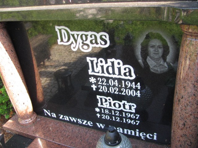 Piotr Dygas 1967 Nowa Sól - Grobonet - Wyszukiwarka osób pochowanych