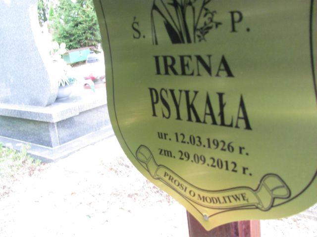 Teodor Psykała 1924 Nowa Sól - Grobonet - Wyszukiwarka osób pochowanych