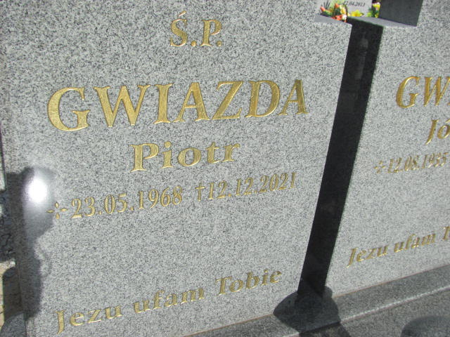 Józef GWIAZDA 1935 Nowa Sól - Grobonet - Wyszukiwarka osób pochowanych