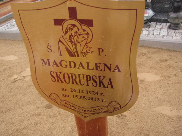Magdalena Skorupska 1924 Nowa Sól - Grobonet - Wyszukiwarka osób pochowanych