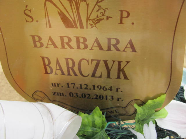Barbara Barczyk 1964 Nowa Sól - Grobonet - Wyszukiwarka osób pochowanych