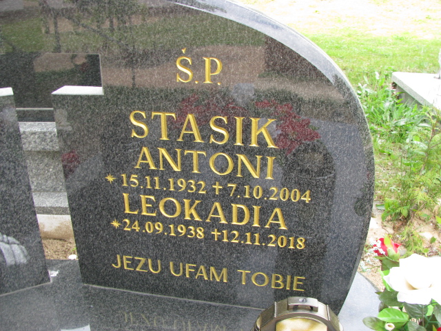 Grób LEOKADIA Stasik
