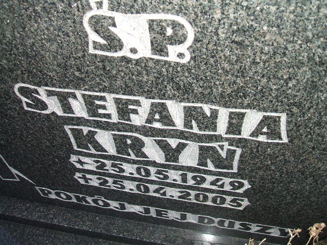 Stefania Kryń 1949 Nowa Sól - Grobonet - Wyszukiwarka osób pochowanych
